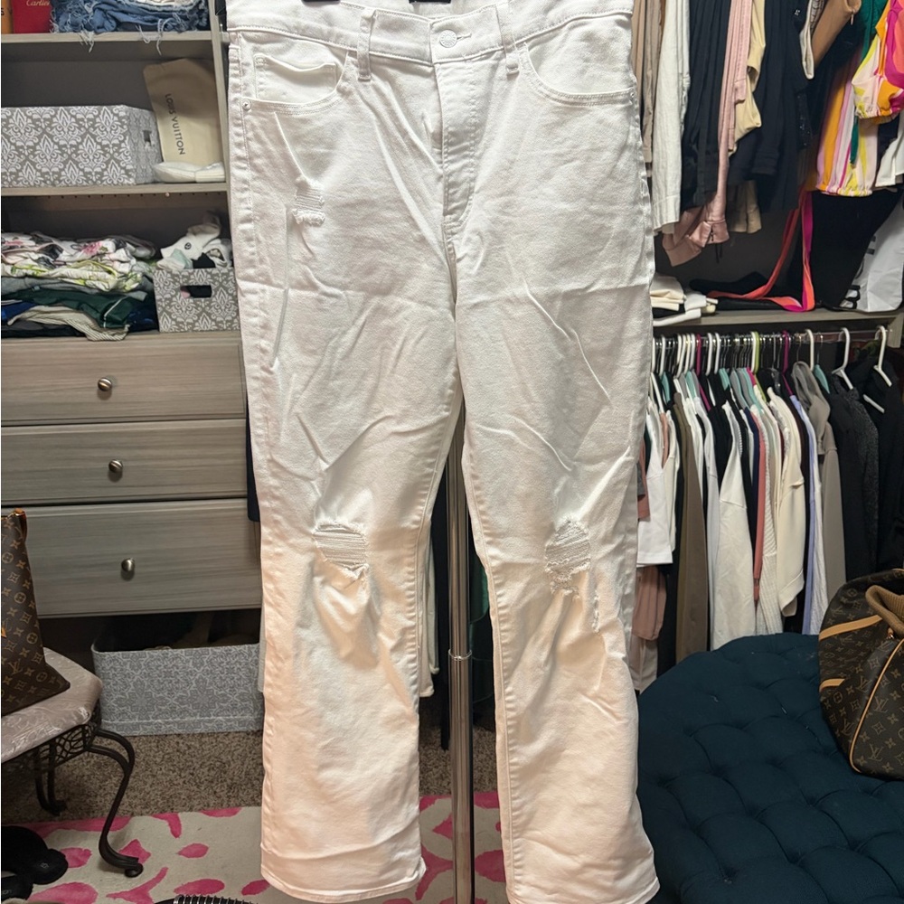 Express White Denim Jeans